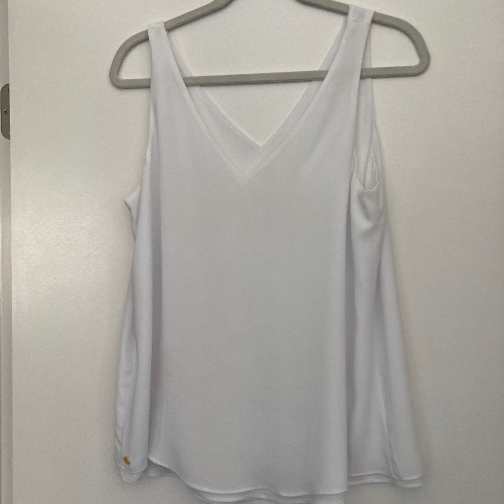 Lilly Pulitzer Florin Reversible white top